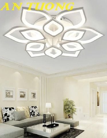  Đèn ốp trần phòng khách đẹp LED hiện đại 057 