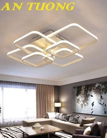  Đèn ốp trần phòng khách đẹp LED hiện đại 070 
