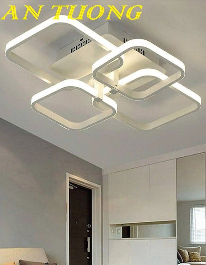 Đèn ốp trần phòng khách đẹp LED hiện đại 071