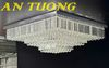 Đèn ốp trần phòng khách pha lê đẹp 025