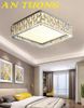 Đèn ốp trần phòng khách pha lê đẹp 033