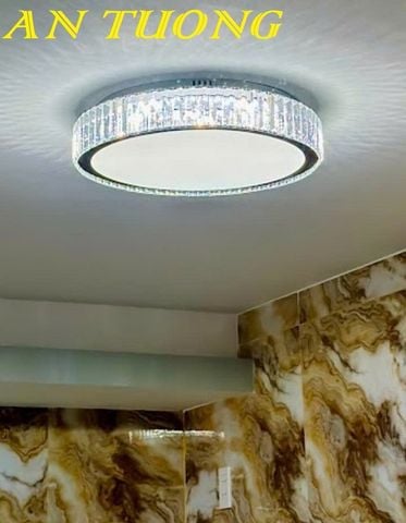  Đèn ốp trần phòng khách pha lê đẹp 036 