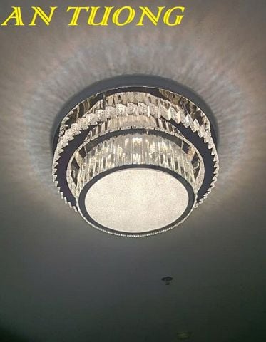  Đèn ốp trần phòng khách pha lê đẹp 041 