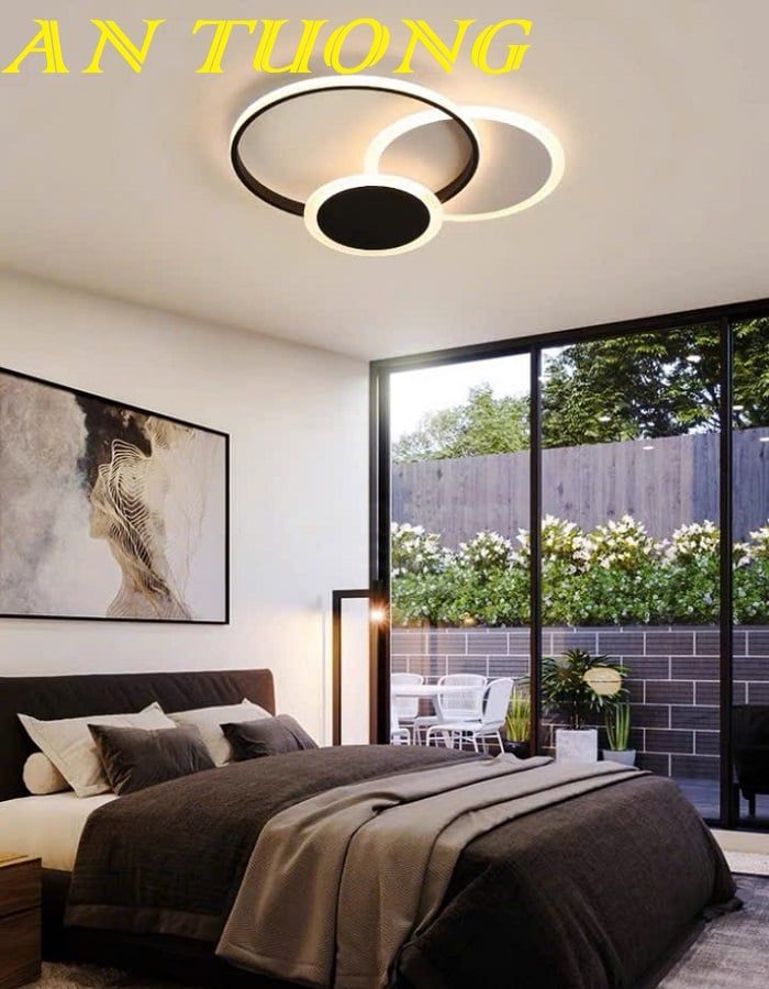 Đèn ốp trần phòng ngủ đẹp 024