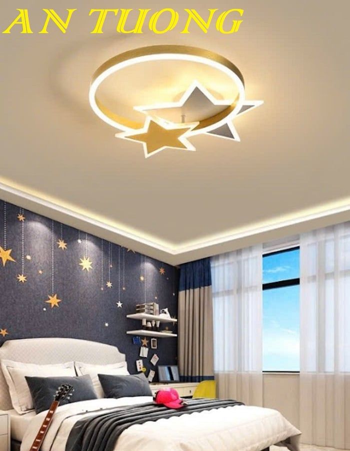 Đèn ốp trần phòng ngủ đẹp 048