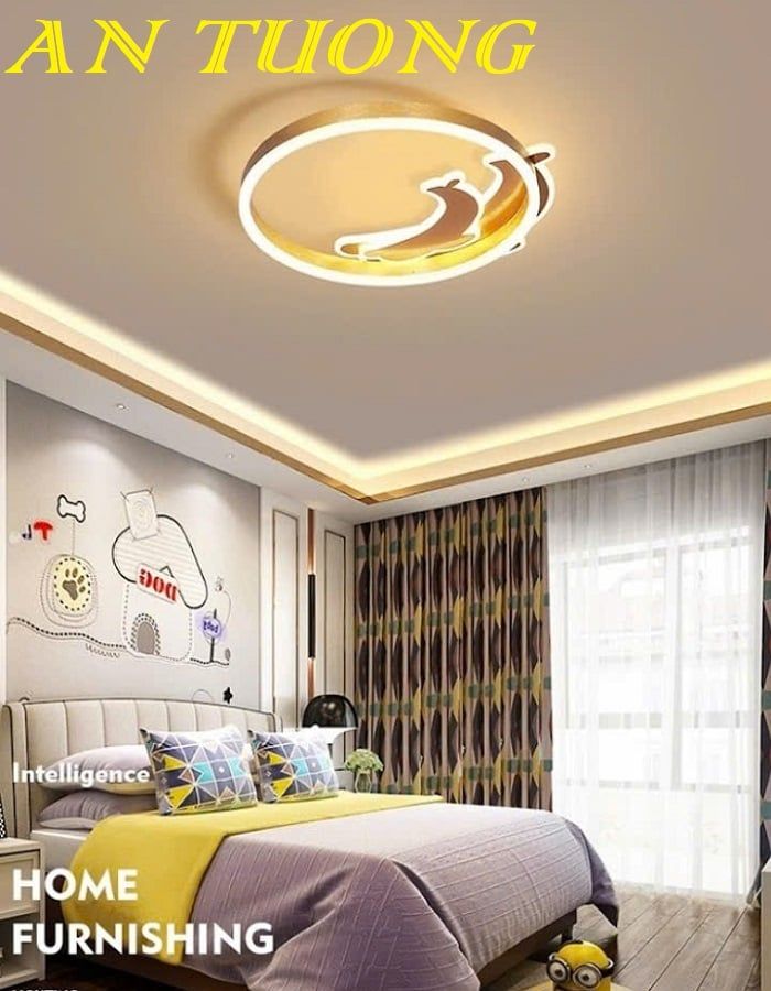 Đèn ốp trần phòng ngủ đẹp 053