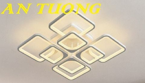 Đèn ốp trần trang trí phòng khách căn hộ chung cư đẹp