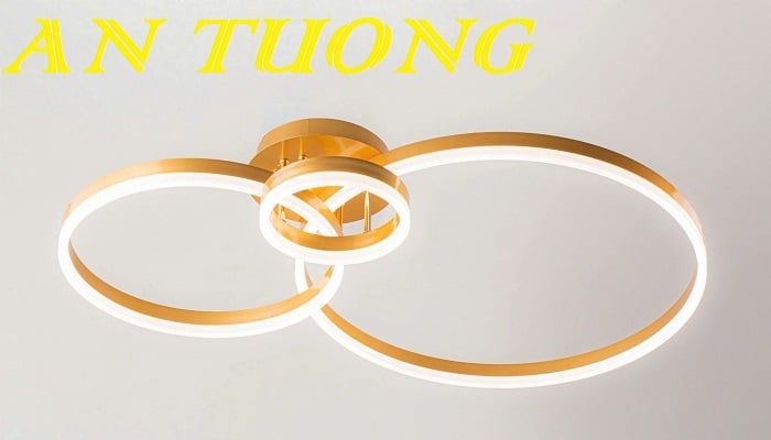 Đèn ốp trần trang trí phòng khách căn hộ chung cư đẹp 013