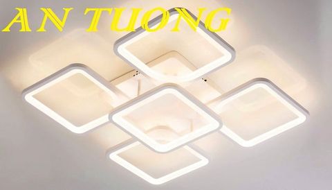 Đèn ốp trần trang trí phòng khách căn hộ chung cư đẹp