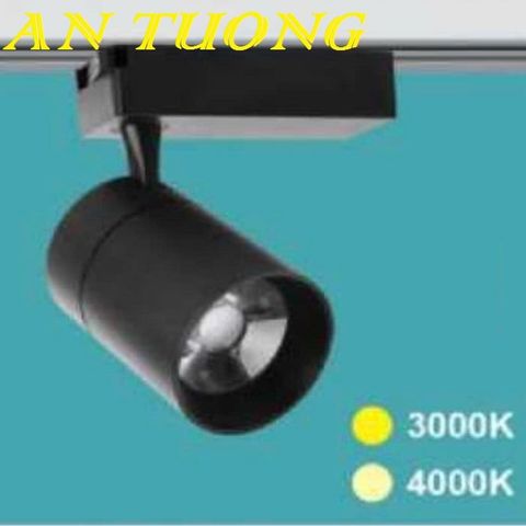  Đèn rọi ray 20w ánh sáng trung tính 4000k màu đen 