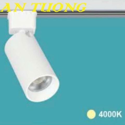  Đèn rọi ray 7w ánh sáng trung tính 4000k màu trắng 