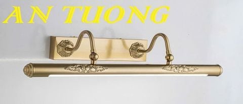  Đèn soi tranh treo tường cổ điển màu vàng 080 