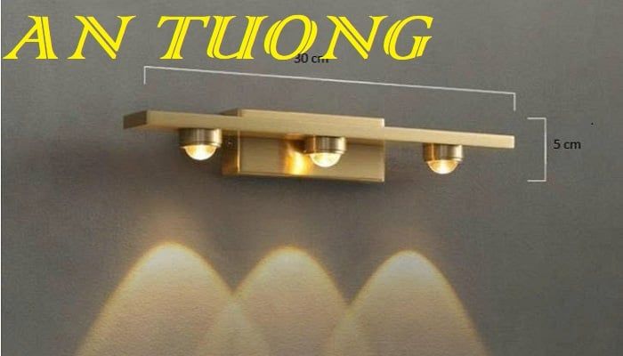 Đèn soi tranh treo tường trang trí đẹp LED hiện đại 008