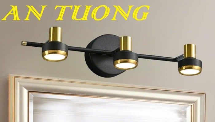 Đèn soi tranh treo tường 3 bóng trang trí đẹp 022