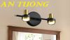Đèn soi tranh treo tường 2 bóng trang trí đẹp 023