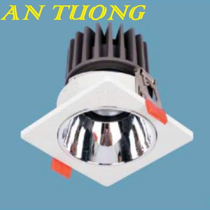 Đèn spotlight âm trần vuông xoay chiếu điểm 7w