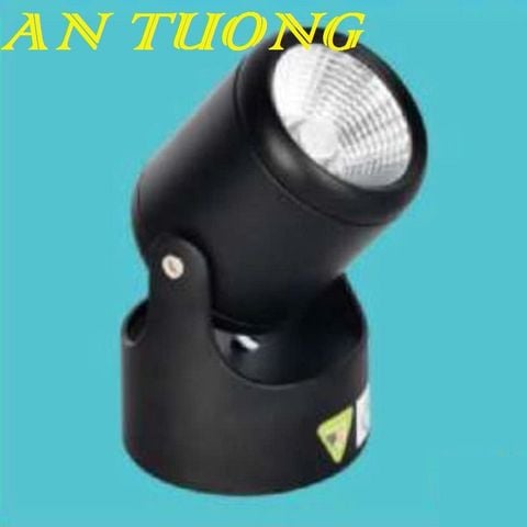  Đèn spotlight gắn nổi xoay góc chiếu điểm 10w màu đen 