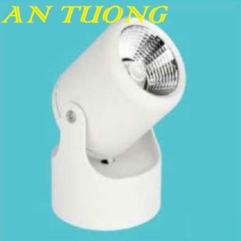  Đèn spotlight gắn nổi xoay góc chiếu điểm 10w màu trắng 