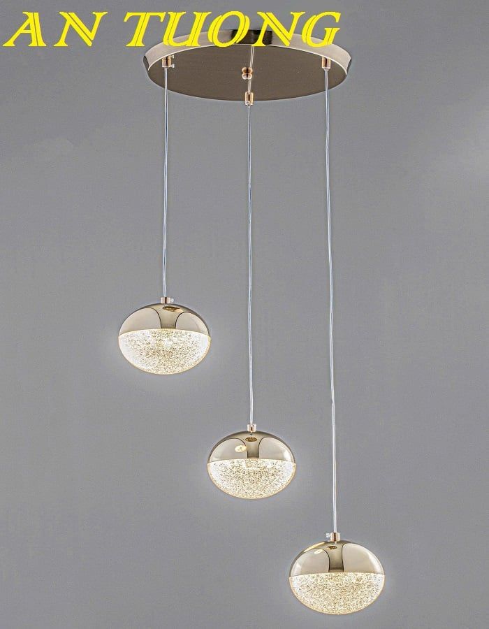 Đèn thả bàn ăn 3 bóng đẹp trang trí phòng bếp ăn hiện đại 0130