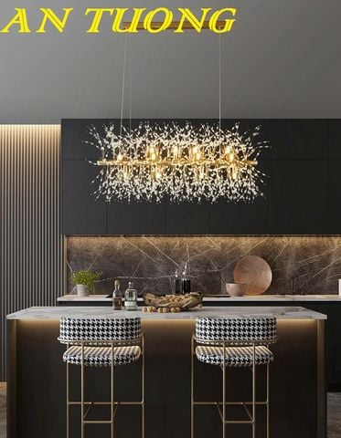 Đèn thả bàn ăn đẹp hiện đại trang trí bàn ăn phòng bếp