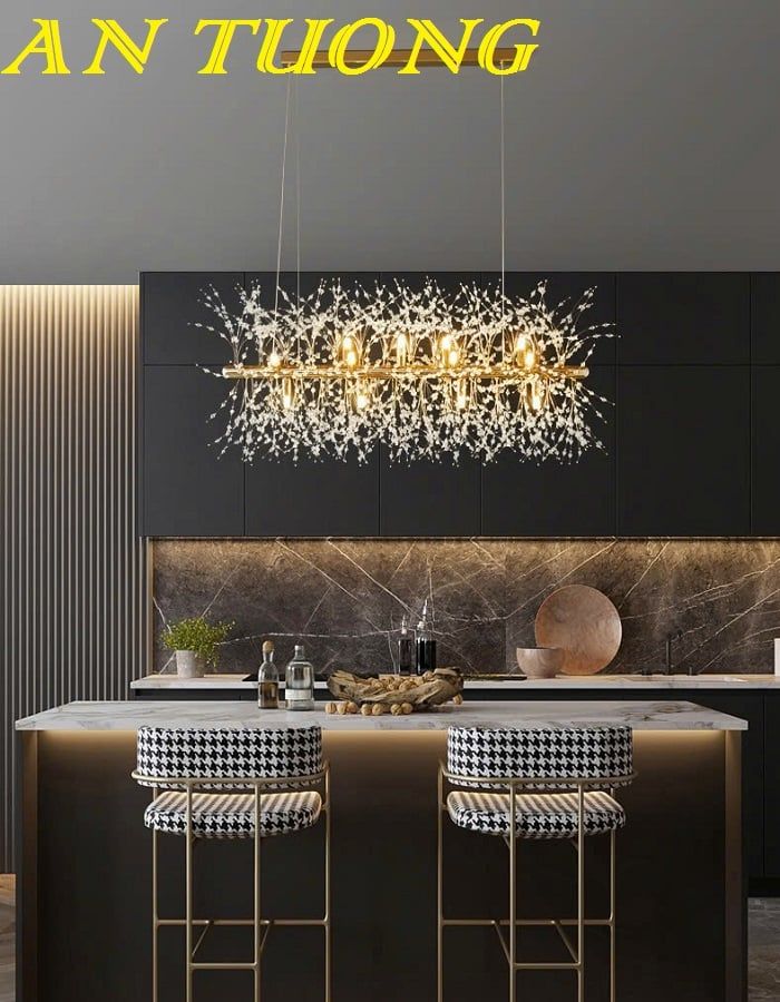 Đèn thả bàn ăn đẹp hiện đại trang trí bàn ăn phòng bếp 0230