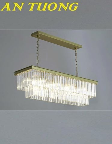 Đèn thả bàn ăn pha lê đẹp hiện đại trang trí bàn ăn phòng bếp