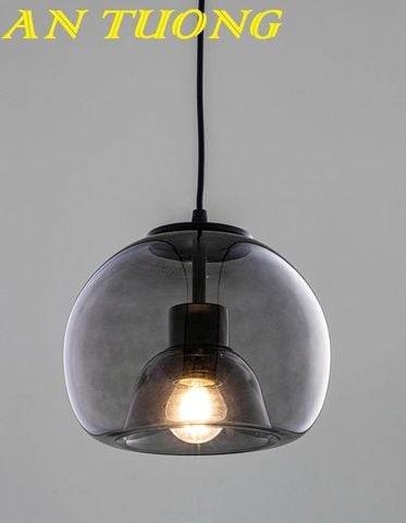 Đèn thả bàn ăn thủy tinh đẹp hiện đại trang trí bàn ăn phòng bếp