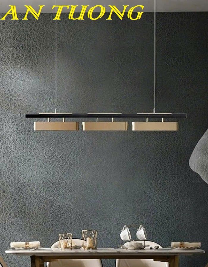 Đèn thả ngang trang trí bàn ăn phòng bếp đẹp treo trần 031