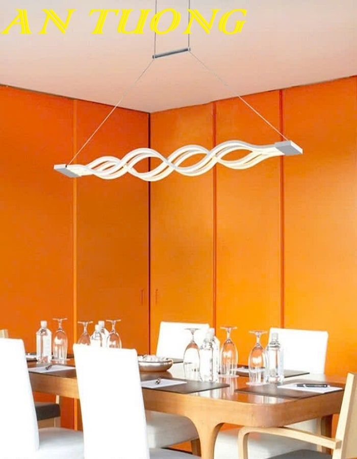 Đèn thả ngang trang trí bàn ăn phòng bếp đẹp treo trần 032