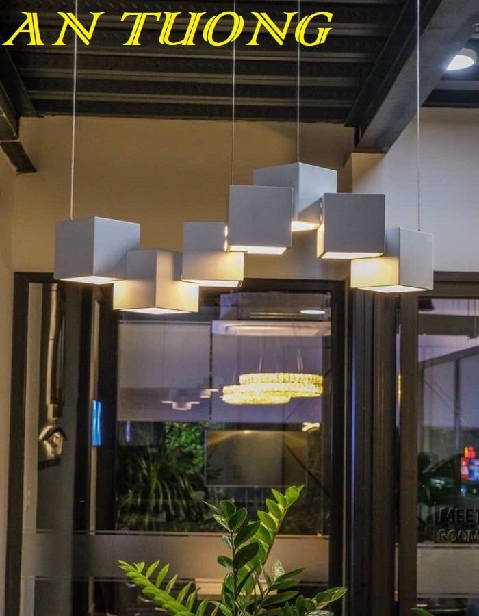 Đèn thả ngang trang trí bàn ăn phòng bếp đẹp treo trần 033