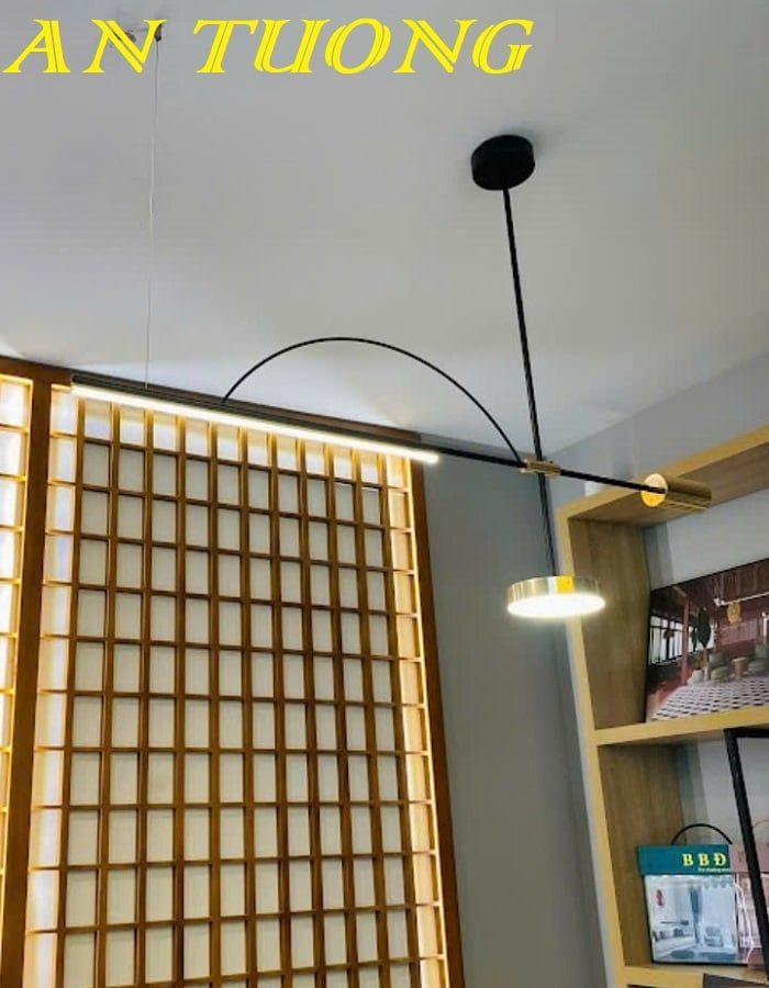 Đèn thả ngang trang trí bàn ăn phòng bếp đẹp treo trần 038