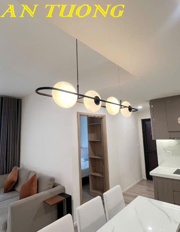 Đèn thả ngang trang trí bàn ăn phòng bếp đẹp treo trần 044