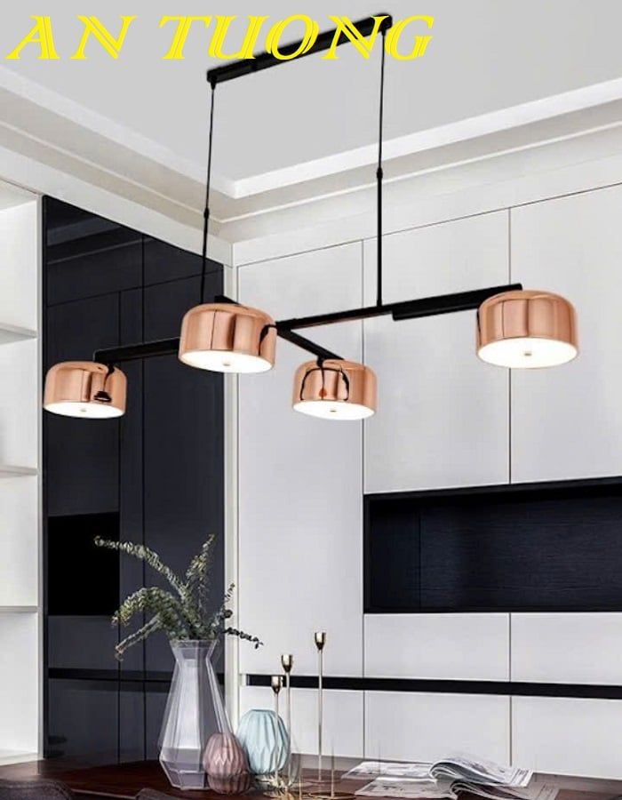 Đèn thả ngang trang trí bàn ăn phòng bếp đẹp treo trần 050