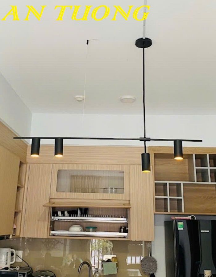 Đèn thả ngang trang trí bàn ăn phòng bếp đẹp treo trần 053