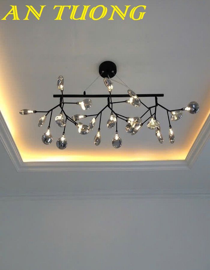 Đèn thả ngang trang trí bàn ăn phòng bếp đẹp treo trần 074