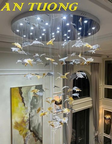  Đèn thả thông tầng đẹp hiện đại 007 
