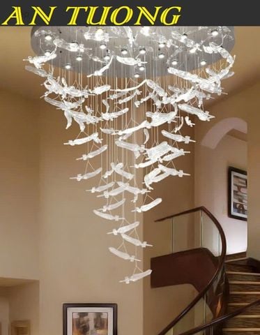  Đèn thả thông tầng đẹp hiện đại 012 
