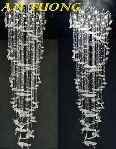  Đèn thả thông tầng đẹp hiện đại 013 