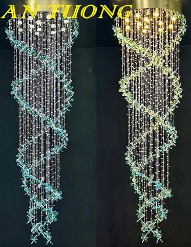  Đèn thả thông tầng đẹp hiện đại 014 