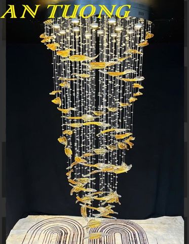  Đèn thả thông tầng đẹp hiện đại 018 