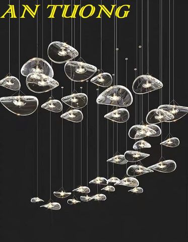  Đèn thả thông tầng đẹp hiện đại 019 