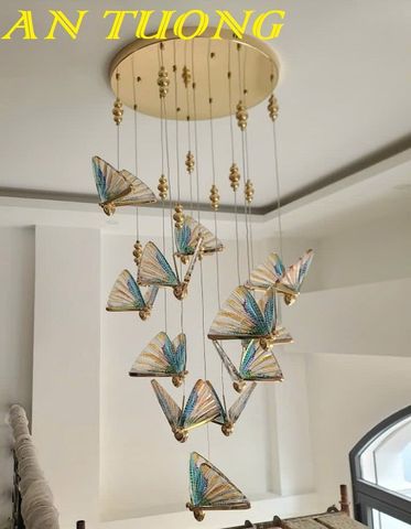  Đèn thả thông tầng đẹp hiện đại 028 