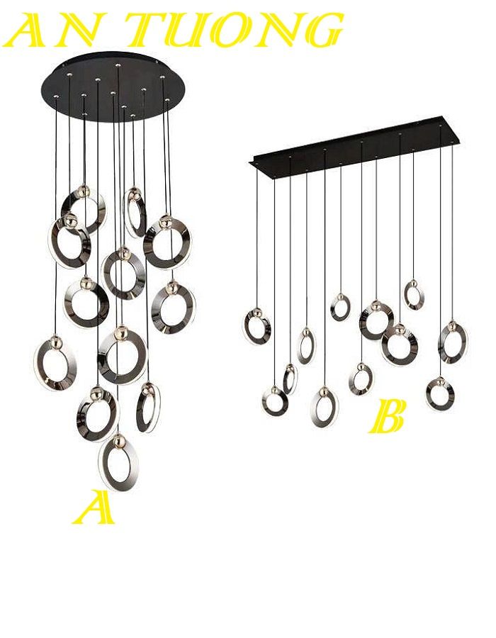 Đèn thả thông tầng đẹp hiện đại 029