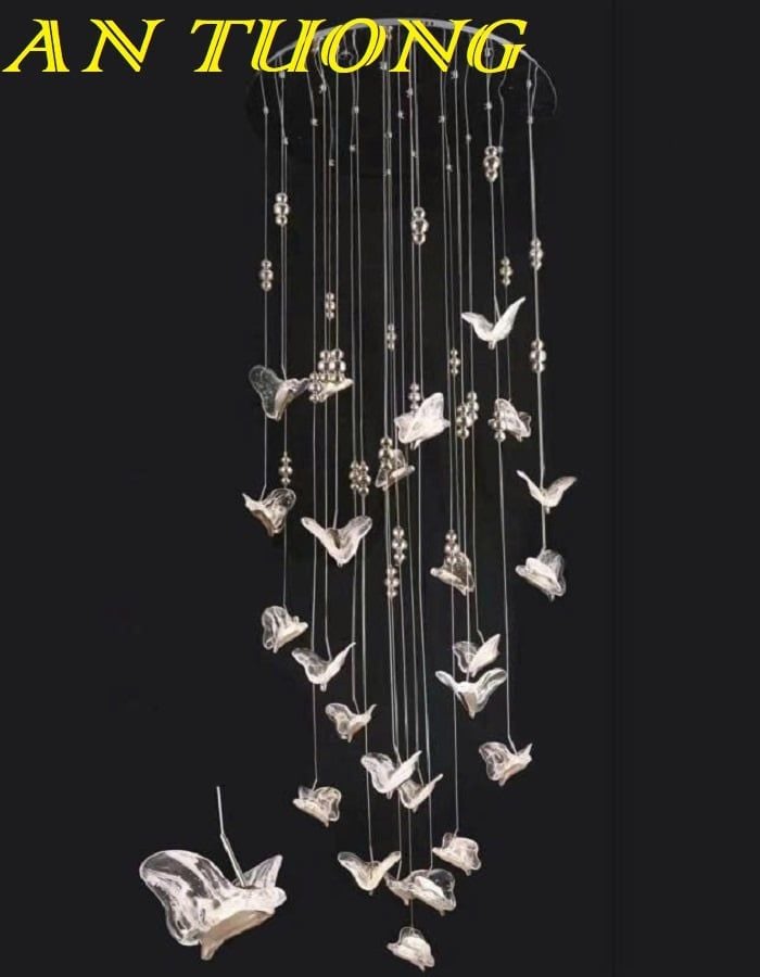 Đèn thả thông tầng đẹp hiện đại 044