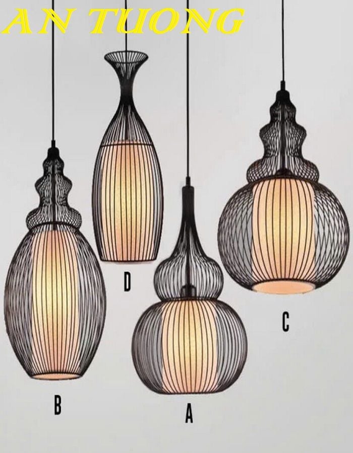 Đèn thả trần decor trang trí quầy bar, bàn ăn, quán cafe giá rẻ 002