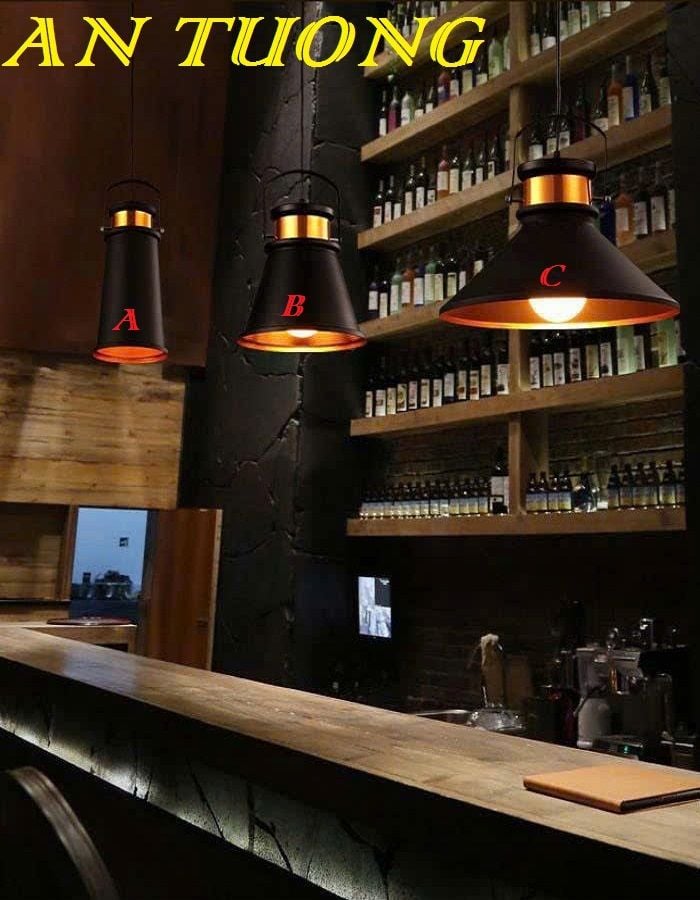 Đèn thả trần decor trang trí quầy bar, bàn ăn, quán cafe giá rẻ 031