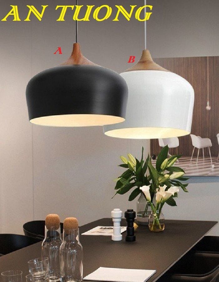 Đèn thả trần decor trang trí quầy bar, bàn ăn, quán cafe giá rẻ 034