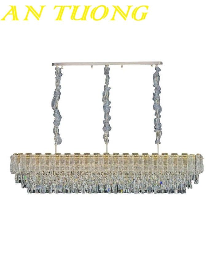 Đèn thả trần pha lê trang trí bàn ăn phòng bếp đẹp 003