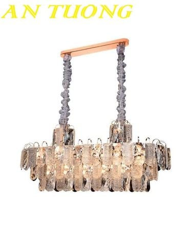 Đèn thả trần pha lê trang trí bàn ăn phòng bếp đẹp