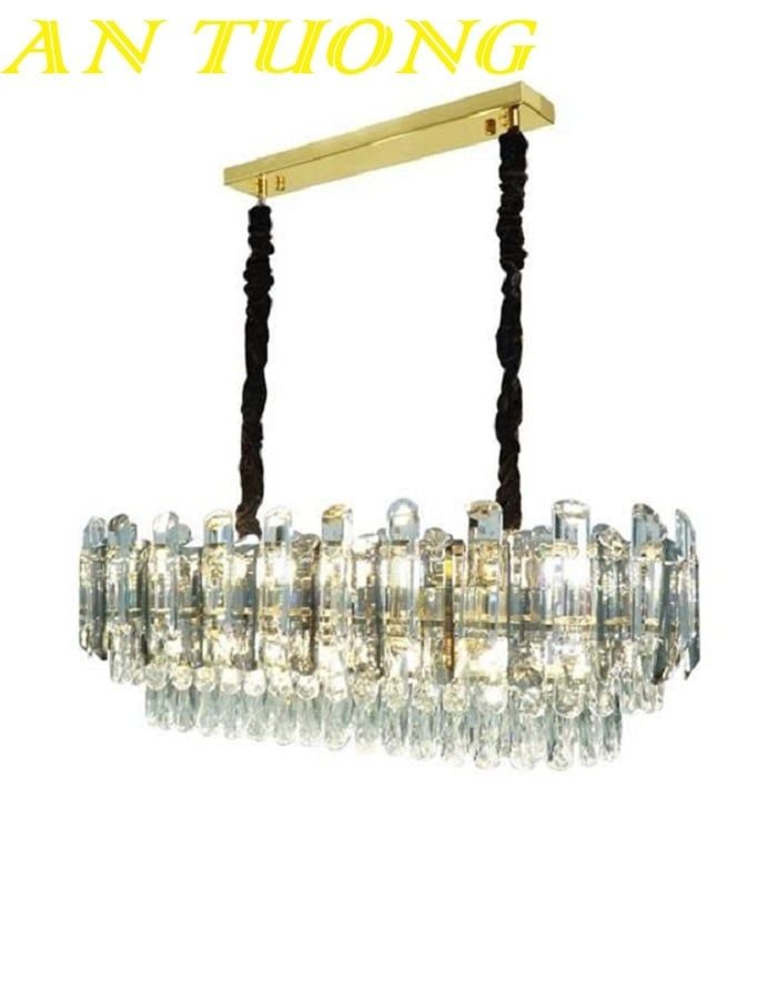 Đèn thả trần pha lê trang trí bàn ăn phòng bếp đẹp 037